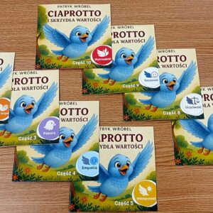Ciaprotto i Skrzydła Wartości - zestaw 10 książeczek + GRATIS